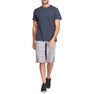 NYAMBA - Extra Large 500 Regular-Fit Pilates & Gentle Gym T-Shirt, Navy Blue NYAMBA - Extra Large 500 Regular-Fit Pilates & Gentle Gym T-Shirt, Navy Blue