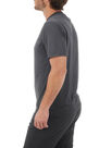 QUECHUA - Mh100 men's short sleeve mountain hiking t-shirt - dark grey, M QUECHUA - Mh100 men's short sleeve mountain hiking t-shirt - dark grey, M