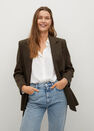 Mango - natural white Recycled polyester shirt Mango - natural white Recycled polyester shirt