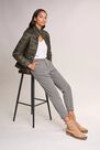 Salsa Jeans - Black Houndstooth trousers with buckle Salsa Jeans - Black Houndstooth trousers with buckle