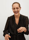 Mango - black Metallic details blouse Mango - black Metallic details blouse