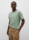 Mango - green Sustainable cotton basic T-shirt, Men Mango - green Sustainable cotton basic T-shirt, Men