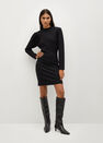 Mango - black Puffed sleeves dress Mango - black Puffed sleeves dress