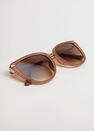 Mango - medium brown Oval sunglasses Mango - medium brown Oval sunglasses