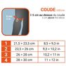 TARMAK - 4 Soft 300 Right/Left Men's/Women's Elbow Support - Black, Black TARMAK - 4 Soft 300 Right/Left Men's/Women's Elbow Support - Black, Black