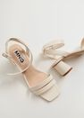 Mango - natural white Heel strips sandals Mango - natural white Heel strips sandals
