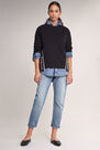 Salsa Jeans - Black Salsa branded sweatshirt with side strips Salsa Jeans - Black Salsa branded sweatshirt with side strips