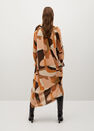 Mango - Orange Flowy Printed Dress Mango - Orange Flowy Printed Dress