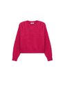 Mango - Bright Pink Pleated Knit Sweater Mango - Bright Pink Pleated Knit Sweater