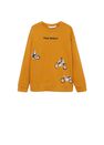 Mango - medium yellow Printed organic cotton sweatshirt Mango - medium yellow Printed organic cotton sweatshirt