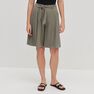 Reserved - Wide leg Bermuda shorts - Khaki Reserved - Wide leg Bermuda shorts - Khaki
