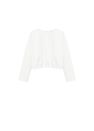 Mango - white Elastic cropped sweatshirt Mango - white Elastic cropped sweatshirt