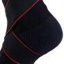 TARMAK - 3 Strong 100 Men's/Women's Right/Left Ankle Ligament Support - Black, Black TARMAK - 3 Strong 100 Men's/Women's Right/Left Ankle Ligament Support - Black, Black