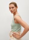Mango - green Essential strap top, Women Mango - green Essential strap top, Women