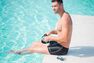 NABAIJI - M Men's Swimming Boxers 100 Plus - Black NABAIJI - M Men's Swimming Boxers 100 Plus - Black