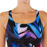 NABAIJI - Small Kamiye PLUM women's chlorine resistant one-piece swimsuit, Black NABAIJI - Small Kamiye PLUM women's chlorine resistant one-piece swimsuit, Black