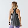 KALENJI - Extra Small Women's Running Tank Top Run Light, Carbon Grey KALENJI - Extra Small Women's Running Tank Top Run Light, Carbon Grey