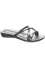 Blue Fin - Silver Slide Sandals, Women Blue Fin - Silver Slide Sandals, Women