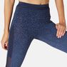 NYAMBA - W35 L31 Women's Slim-Fit Pilates & Gentle Gym Sport Leggings 520 Print, Blue NYAMBA - W35 L31 Women's Slim-Fit Pilates & Gentle Gym Sport Leggings 520 Print, Blue