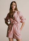 Mango - lt-pastel pink Faux-leather shirt Mango - lt-pastel pink Faux-leather shirt