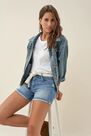 Salsa Jeans - Blue Push Up Wonder shorts in light denim Salsa Jeans - Blue Push Up Wonder shorts in light denim