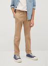 Mango - light beige Straight trousers Mango - light beige Straight trousers