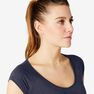 NYAMBA - XS Women's Slim T-Shirt 500 - Navy Blue NYAMBA - XS Women's Slim T-Shirt 500 - Navy Blue