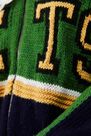 Urban Outfitters - Green iets frans... Knitted Zip-Up Logo Hoodie, Women Urban Outfitters - Green iets frans... Knitted Zip-Up Logo Hoodie, Women