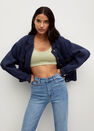 Mango - open blue Crop flared jeans Mango - open blue Crop flared jeans