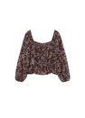 Mango - black Printed off-shoulder blouse Mango - black Printed off-shoulder blouse