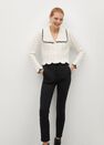Mango - black Crop skinny trousers Mango - black Crop skinny trousers