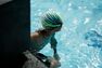 NABAIJI - Unique Size Silicone Print Swim Cap - Mozi, Magnolia NABAIJI - Unique Size Silicone Print Swim Cap - Mozi, Magnolia