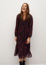 Mango - black Flowy printed dress Mango - black Flowy printed dress