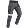 FORCLAZ - W30 L33 Men's trekking convertible travel trousers - TRAVEL 500 CONVERT, Carbon Grey FORCLAZ - W30 L33 Men's trekking convertible travel trousers - TRAVEL 500 CONVERT, Carbon Grey