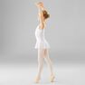 DOMYOS - 14-15 Years Girls' Mixed Media Ballet Skirted Leotard, Candyfloss DOMYOS - 14-15 Years Girls' Mixed Media Ballet Skirted Leotard, Candyfloss