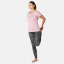 NYAMBA - W35 L31 Fit+ 500 Women's Slim-Fit Stretching Leggings AOP, Black NYAMBA - W35 L31 Fit+ 500 Women's Slim-Fit Stretching Leggings AOP, Black