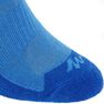 QUECHUA - EU 31-34 Kids' Mid-height Hiking Socks MH100 2-pack /., Blue Azure QUECHUA - EU 31-34 Kids' Mid-height Hiking Socks MH100 2-pack /., Blue Azure