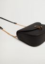 Mango - black Flap pebbled bag Mango - black Flap pebbled bag