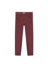 Mango - dark red Slim-fit cotton trousers Mango - dark red Slim-fit cotton trousers