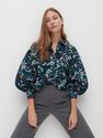 Reserved - Shirt with puffy sleeves - Multicolor Reserved - Shirt with puffy sleeves - Multicolor