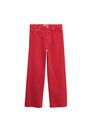 Mango - red Wide leg high waist jeans, Women Mango - red Wide leg high waist jeans, Women