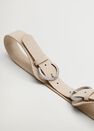 Mango - Lt-Pastel Brown Double Buckle Belt, Women Mango - Lt-Pastel Brown Double Buckle Belt, Women