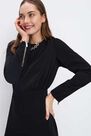 Mohito - Fitted Dress With Zip - Black Mohito - Fitted Dress With Zip - Black