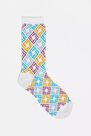 Urban Outfitters - Grey iets frans... Square Monogram Socks, Men Urban Outfitters - Grey iets frans... Square Monogram Socks, Men