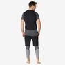 NYAMBA - Medium Men's Long Sport Slim-Fit Shorts 900 - Black, Black NYAMBA - Medium Men's Long Sport Slim-Fit Shorts 900 - Black, Black