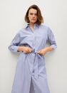 Mango - medium blue Cotton shirt dress Mango - medium blue Cotton shirt dress