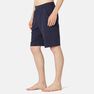 NYAMBA - Small Fitness Long Stretch Cotton Shorts, Bordeaux NYAMBA - Small Fitness Long Stretch Cotton Shorts, Bordeaux