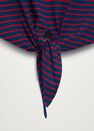 Mango - navy Knot organic cotton T-shirt Mango - navy Knot organic cotton T-shirt