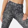 NYAMBA - W35 L31 Fit+ 500 Women's Slim-Fit Stretching Leggings AOP, Black NYAMBA - W35 L31 Fit+ 500 Women's Slim-Fit Stretching Leggings AOP, Black