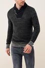 Salsa Jeans - Black Knitted Jersey With Works Salsa Jeans - Black Knitted Jersey With Works